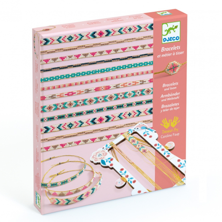 Creative - Atelier de confectionat bratari din margele, Djeco