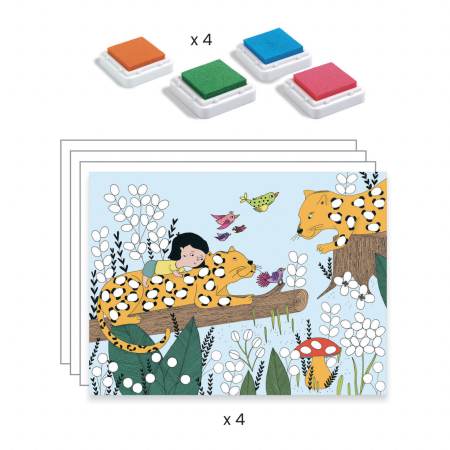 Atelier pictura cu degetele Atinge si picteaza, Djeco [4]