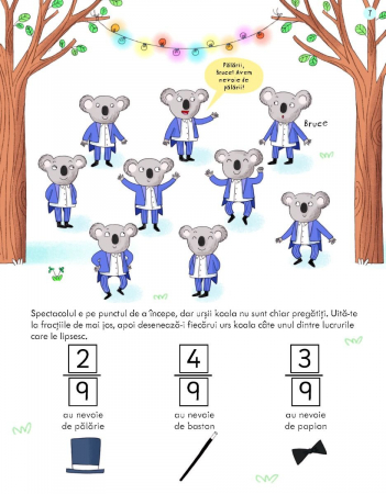 Caiete de activitati. Fractiile 7-8 ani (Usborne) [4]