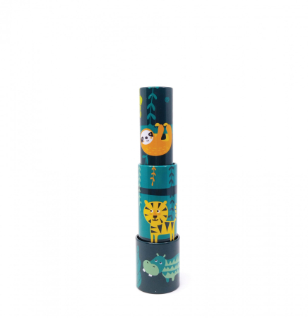 Noutati si reduceri - Caleidoscop metalic telescopic Jungla