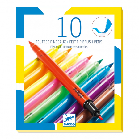 Rechizite Creative - Carioci pensula culori pop, Djeco