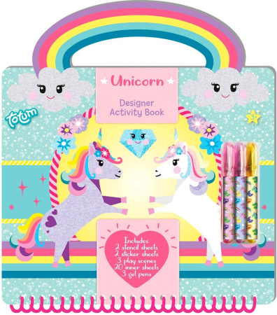 Noutati si reduceri - Carte cu activitati creative cu unicorni