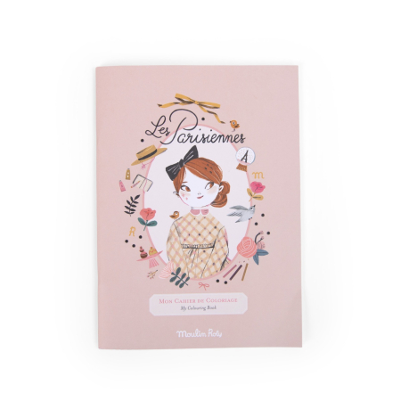 Noutati si reduceri - Carte de colorat Domnisoare pariziene, Moulin Roty