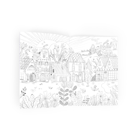 Carte de colorat Minouchkas, Moulin Roty [1]