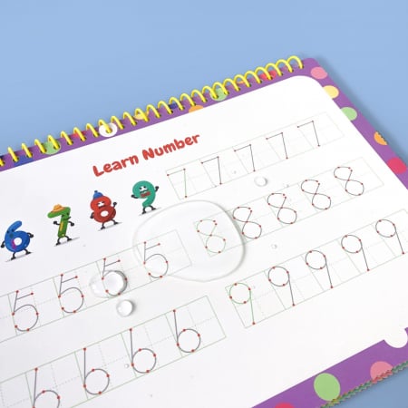 Carte interactiva si educativa pentru copii, My Preschool Busy Book 1, 32 pagini activitati multiple, stickere repozitionabile, Limba Engleza, 3 ani+, EduJucarii [5]