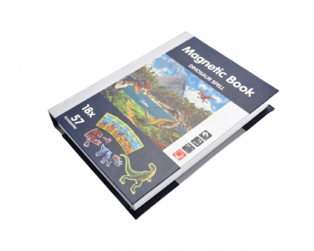 Carte magnetica Puzzle Dinozauri, 75 piese, + 3 ani [2]