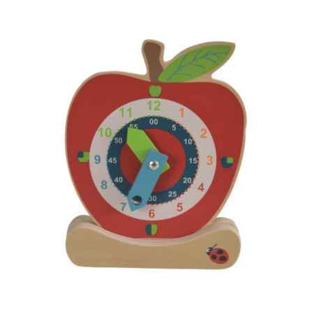 Noutati si reduceri - Ceas de masa din lemn, Egmont Toys