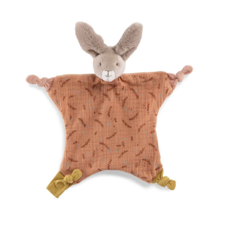 Noutati si reduceri - Comforter, jucarie bebe senzoriala Iepuras argila, Moulin Roty