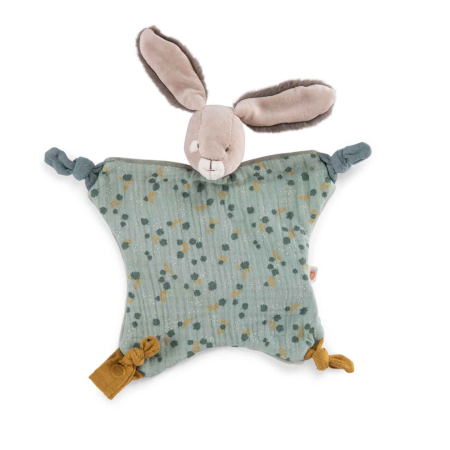 Noutati si reduceri - Comforter, jucarie bebe senzoriala Iepuras salvie, Moulin Roty