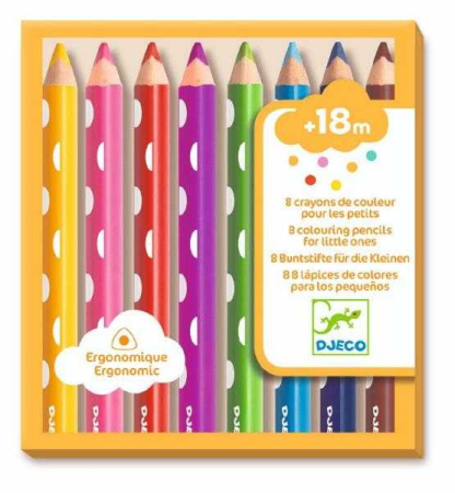 Creioane colorate pentru bebe, Djeco [0]