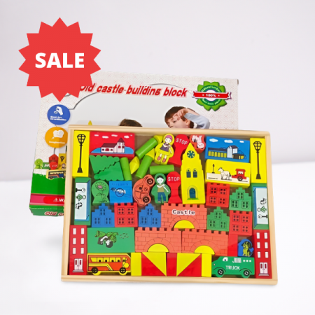 Cuburi din lemn pentru construit castel [4]