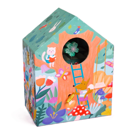 Noutati si reduceri - Cutie de bijuterii muzicala Casuta din copac, Svoora