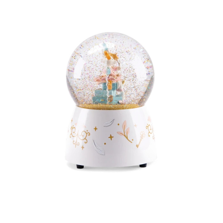 Noutati si reduceri - Cutie muzicala glob cu zapada Mica scoala de dans, Moulin Roty