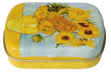 Noutati si reduceri - Cutiuta metalica VanGogh Foarea soarelui, Fridolin