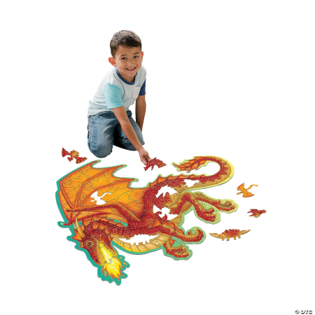 Dragon Floor Puzzle - puzzle de podea u00een forma de dragon [1]