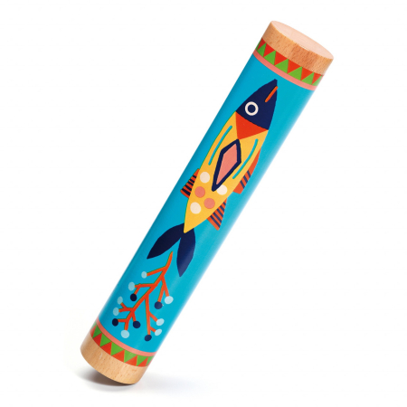 Instrument muzical Rain stick din lemn, Djeco [3]