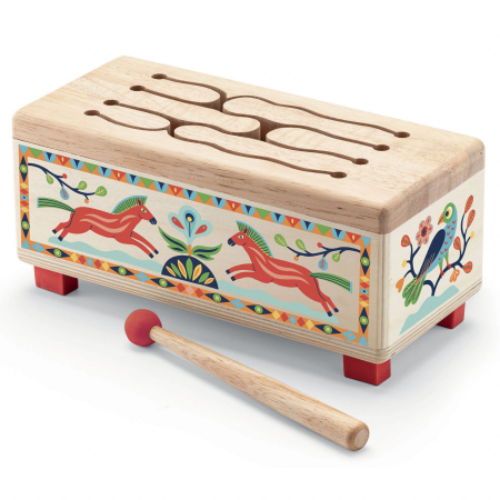 Instrument muzical Toba din lemn, Djeco [0]