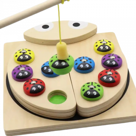 Joc 2 in 1  de pescuit si sortare,  Montessori, Gargarita, 2 ani+ [3]