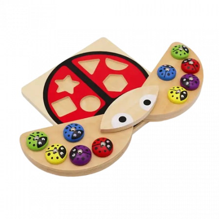 Joc 2 in 1  de pescuit si sortare,  Montessori, Gargarita, 2 ani+ [4]