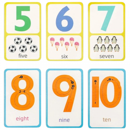 Joc aritmetic cu carduri, pioni si zaruri, Number sense, 5 in 1, 3 ani+, EduJucarii [2]