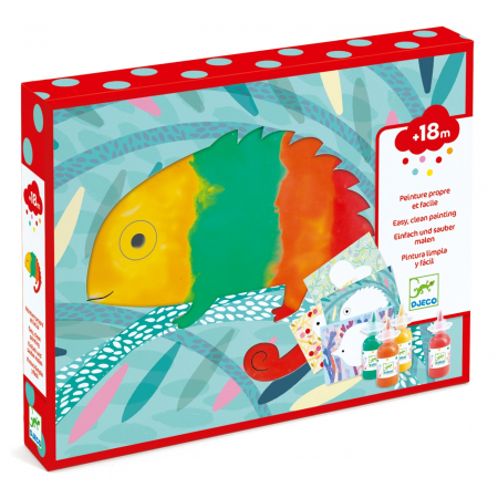 Creative - Joc creativ Bebe apasa si picteaza, Djeco