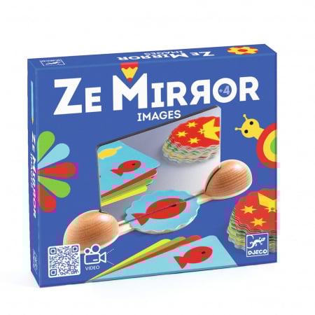 Jucarii si activitati Montessori si Waldorf - Joc creativ cu oglinzi Ze mirror Images, Djeco