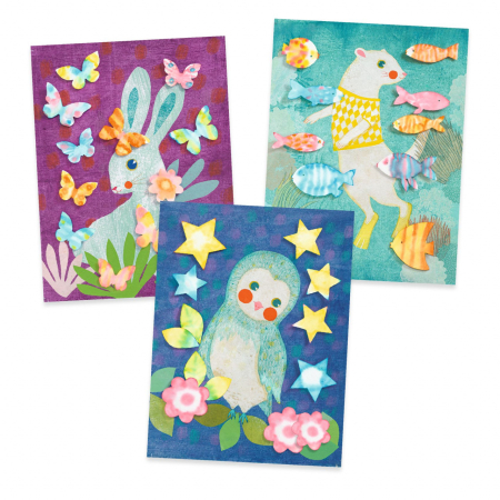 Joc creativ de decorat cu hartie, Djeco [2]