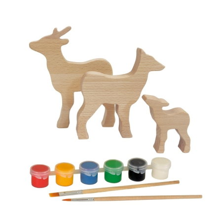 Noutati si reduceri - Joc creativ de pictat Familia de caprioare, Egmont Toys