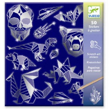 Joc creativ de razuit planse metalice, Djeco [0]
