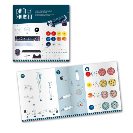 Joc creativ DIY Caleidoscop Imersiune u00een spatiu, Djeco [8]