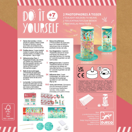 Joc creativ DIY Dansul licuricilor, Djeco [3]
