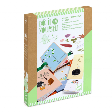 Joc creativ DIY Decoratii din flori naturale, Djeco [0]