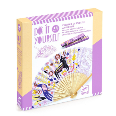 Joc creativ DIY Evantai Frumusetea padurii, Djeco [0]