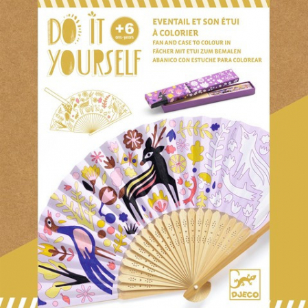 Joc creativ DIY Evantai Frumusetea padurii, Djeco [1]