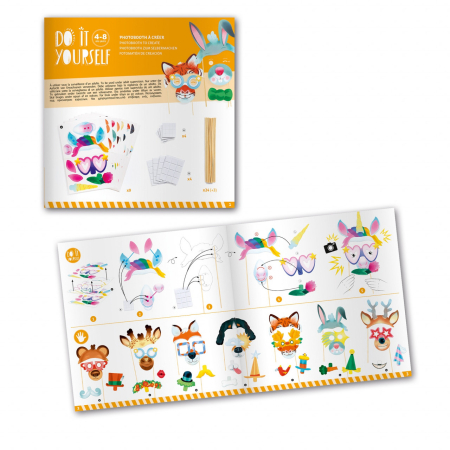 Joc creativ DIY Masti de petrecere, Djeco [4]