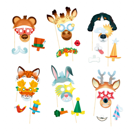 Joc creativ DIY Masti de petrecere, Djeco [9]