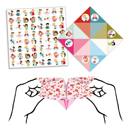 Joc creativ Initiere origami roz, Djeco [9]