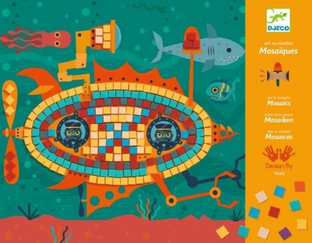 Creative - Joc creativ mozaic La volan, Djeco