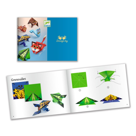 Joc creativ origami Animale saltarete, Djeco [6]