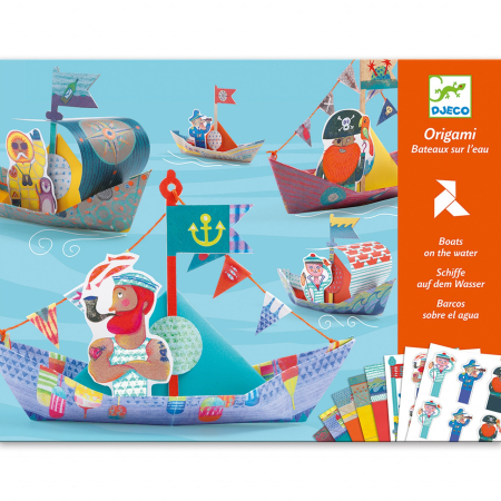 Joc creativ origami Construim barcute, Djeco [0]