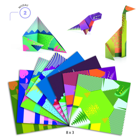 Joc creativ origami Dinozauri, Djeco [4]
