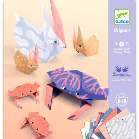 Joc creativ origami Familii de animale, Djeco [1]