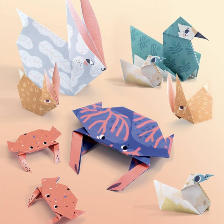 Joc creativ origami Familii de animale, Djeco [3]