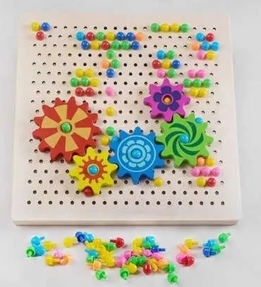 Jucarii si jocuri educative - Joc creativ puzzle mozaic