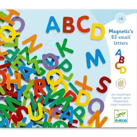 Joc cu magneti 83 Litere colorate, Djeco [1]