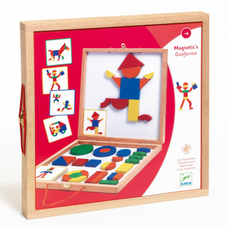 Educative - Joc cu magneti Geoforme, Djeco