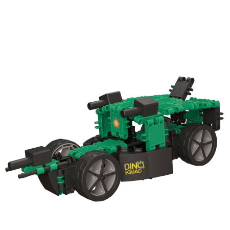 Joc de construit Clics Lumea dinozaurilor 6 in 1, Clicstoys [4]