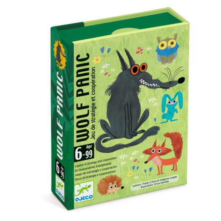 Joc de cooperare cu carti Wolf Panic, Djeco [0]