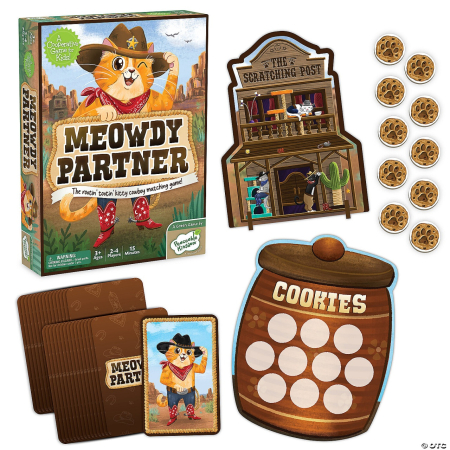 Noutati si reduceri - Joc de cooperare si potrivire Pisicuta cowboy, Meowdy Partner