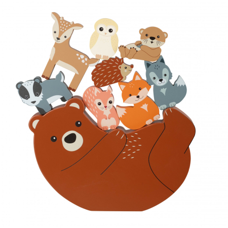 Noutati si reduceri - Joc de echilibru cu animale, Orange Tree Toys